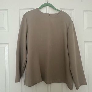 Graver Studio Blouse long sleeve beige size 1X